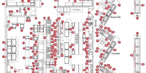 Pavilion Dining Center, University of California, Merced Floorplan