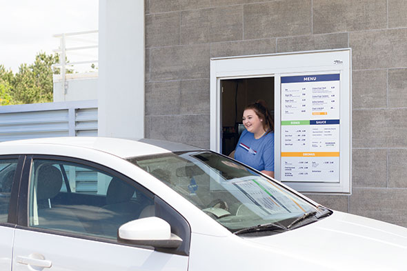 Foosacklys drive thru inperson ordering