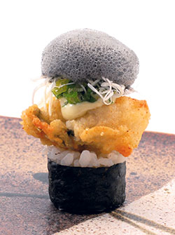 spotlight o ya 4 Fried Kumamoto Nigiri