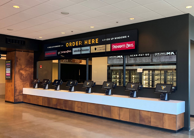 New, contactless concessions for PPG Paints Arena