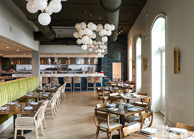 Display Kitchen Adds Focal Point to High-Level Dining at Boutique Hotel