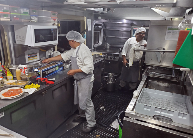 FCSI blog Hiram Bigham Train Kitchen