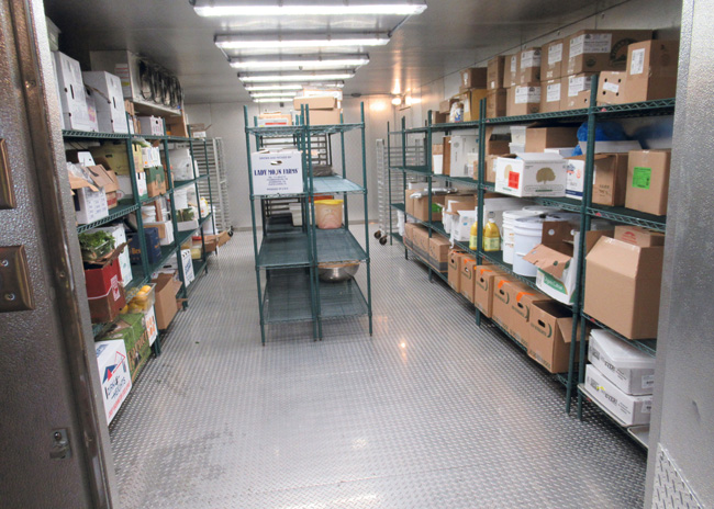 Freezer Room with shelving, Ice Cream, Cold Room